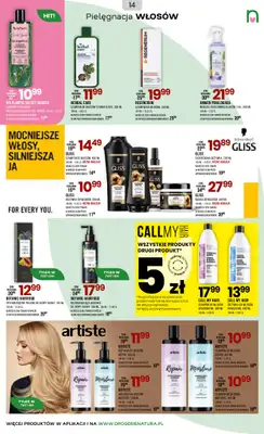 Drogerie Natura - gazetka promocyjna Gazetka od poniedziałku 18.05 do wtorku 02.06 - strona 14