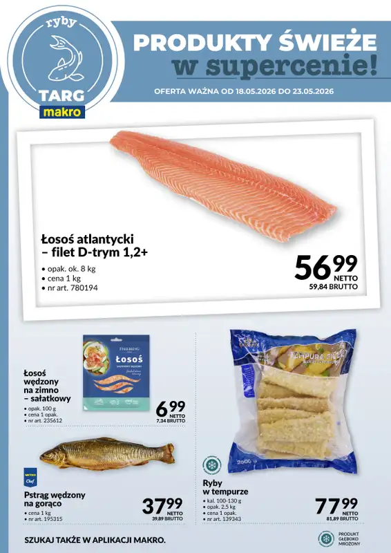 Makro - gazetka promocyjna Targ MAKRO - oferta świeża w super cenach! od poniedziałku 18.05 do soboty 23.05 - strona 4