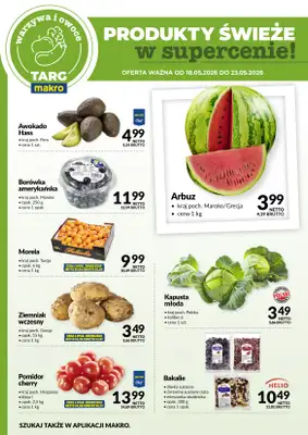 Makro - gazetka promocyjna Targ MAKRO - oferta świeża w super cenach! od poniedziałku 18.05 do soboty 23.05 - strona 5