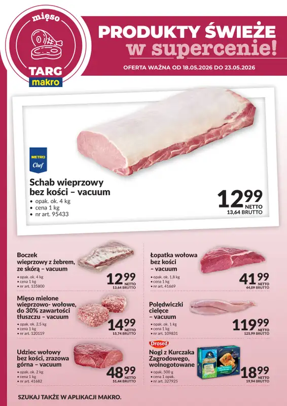 Makro - gazetka promocyjna Targ MAKRO - oferta świeża w super cenach!   - strona 2