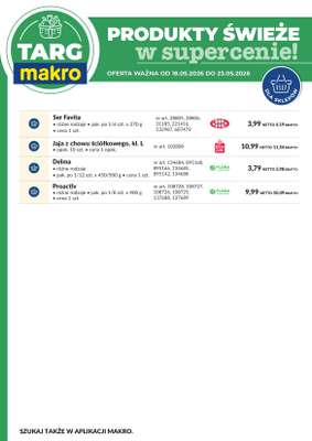 Makro - gazetka promocyjna Targ MAKRO - oferta świeża w super cenach! od poniedziałku 18.05 do soboty 23.05 - strona 8