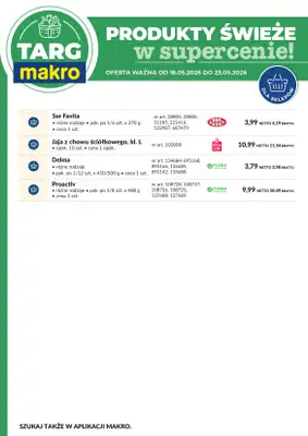 Makro - gazetka promocyjna Targ MAKRO - oferta świeża w super cenach! od poniedziałku 18.05 do soboty 23.05 - strona 8