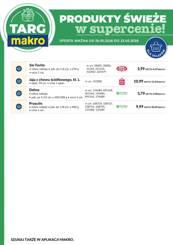 Makro - gazetka promocyjna Targ MAKRO - oferta świeża w super cenach! od poniedziałku 18.05 do soboty 23.05 - strona 8
