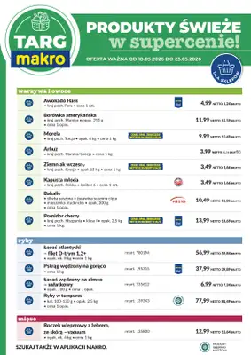 Makro - gazetka promocyjna Targ MAKRO - oferta świeża w super cenach! od poniedziałku 18.05 do soboty 23.05 - strona 6