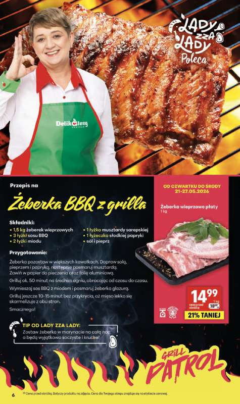 Delikatesy Centrum - gazetka promocyjna Gazetka  do środy 27.05 - strona 6