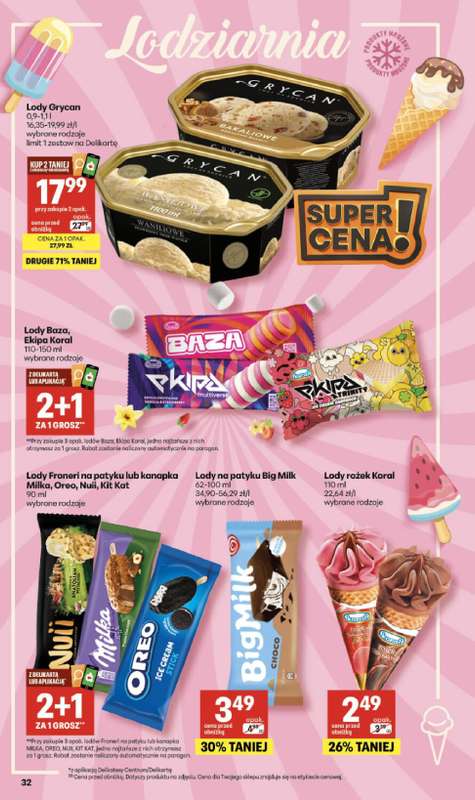 Delikatesy Centrum - gazetka promocyjna Gazetka  do środy 27.05 - strona 32
