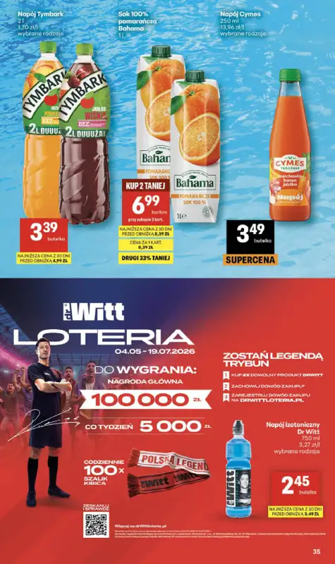 Delikatesy Centrum - gazetka promocyjna Gazetka  do środy 27.05 - strona 35