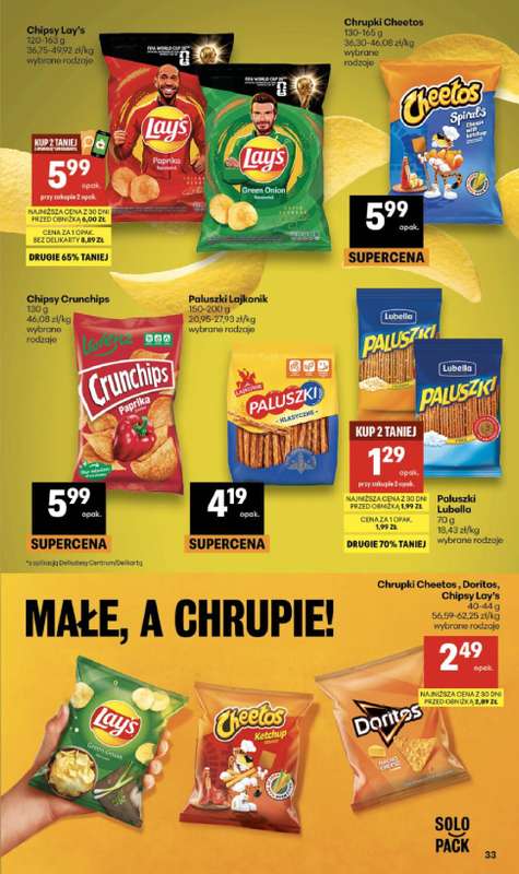 Delikatesy Centrum - gazetka promocyjna Gazetka  do środy 27.05 - strona 33