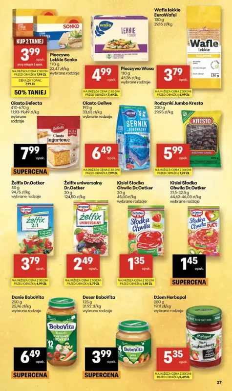 Delikatesy Centrum - gazetka promocyjna Gazetka  do środy 27.05 - strona 27