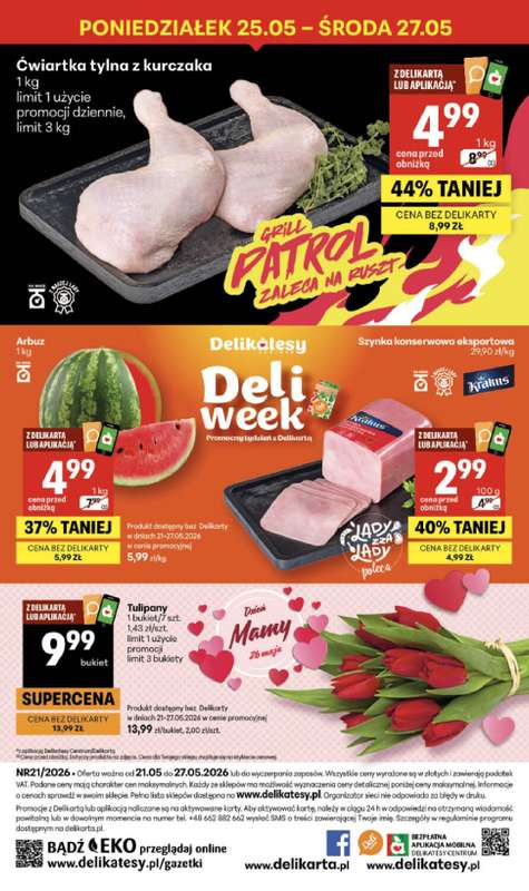 Delikatesy Centrum - gazetka promocyjna Gazetka  do środy 27.05 - strona 40
