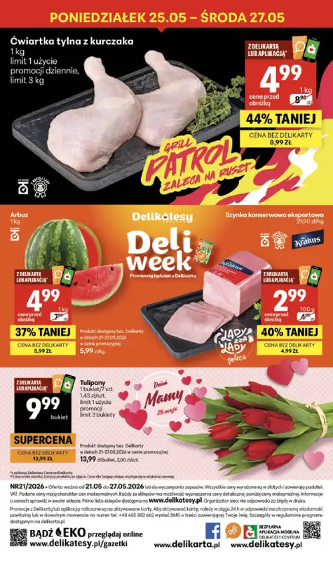 Delikatesy Centrum - gazetka promocyjna Gazetka  do środy 27.05 - strona 40