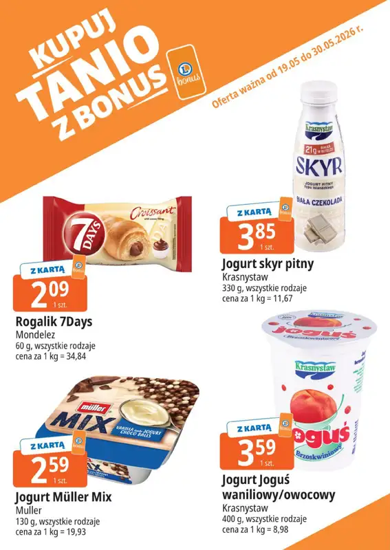 Leclerc - gazetka promocyjna Kupuj tanio z bonus od wtorku 19.05 do soboty 30.05 - strona 5