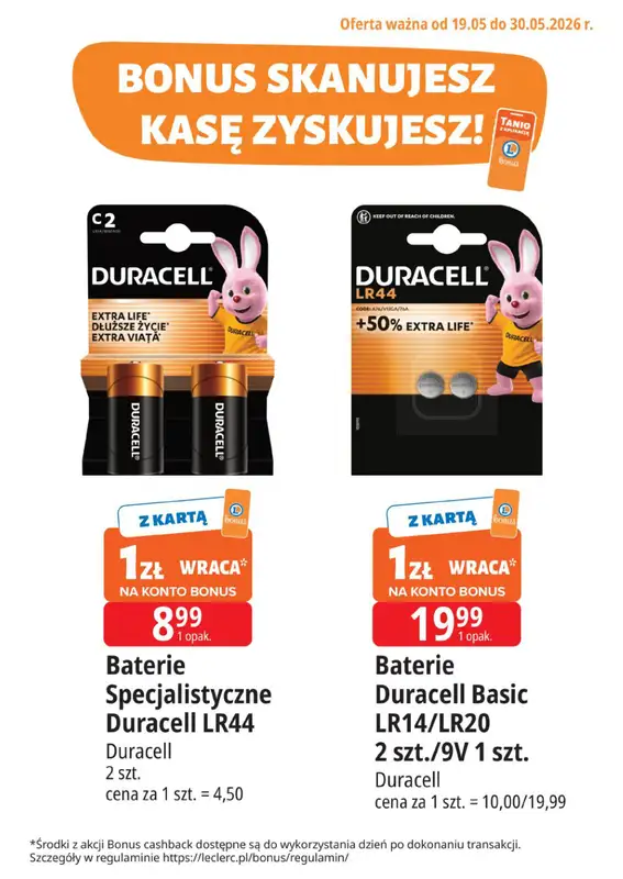 Leclerc - gazetka promocyjna Kupuj tanio z bonus od wtorku 19.05 do soboty 30.05 - strona 14