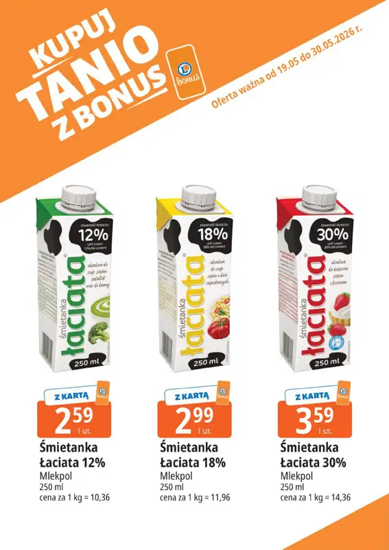 Leclerc - gazetka promocyjna Kupuj tanio z bonus od wtorku 19.05 do soboty 30.05 - strona 3