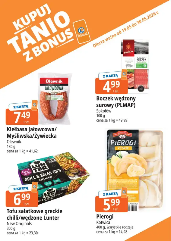 Leclerc - gazetka promocyjna Kupuj tanio z bonus od wtorku 19.05 do soboty 30.05 - strona 11
