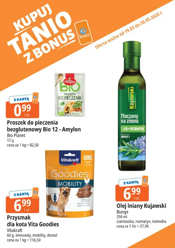 Leclerc - gazetka promocyjna Kupuj tanio z bonus od wtorku 19.05 do soboty 30.05 - strona 12