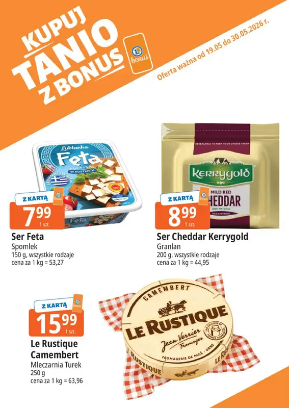 Leclerc - gazetka promocyjna Kupuj tanio z bonus od wtorku 19.05 do soboty 30.05 - strona 6