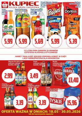 Kupiec - gazetka promocyjna Oferta plakatowa od poniedziałku 18.05 do soboty 30.05 - strona 4