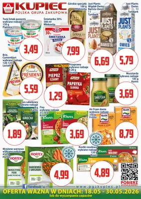 Kupiec - gazetka promocyjna Oferta plakatowa od poniedziałku 18.05 do soboty 30.05 - strona 2