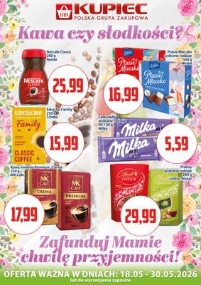 Kupiec - gazetka promocyjna Oferta plakatowa od poniedziałku 18.05 do soboty 30.05