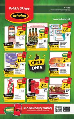 Arhelan - gazetka promocyjna Gazetka od piątku 22.05 do niedzieli 31.05