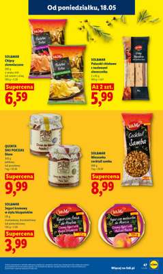 Lidl - gazetka promocyjna Oferta od poniedziałku od poniedziałku 18.05 do środy 20.05 - strona 47