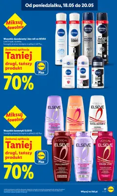 Lidl - gazetka promocyjna Oferta od poniedziałku od poniedziałku 18.05 do środy 20.05 - strona 17