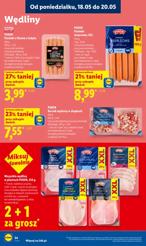Lidl - gazetka promocyjna Oferta od poniedziałku od poniedziałku 18.05 do środy 20.05 - strona 56
