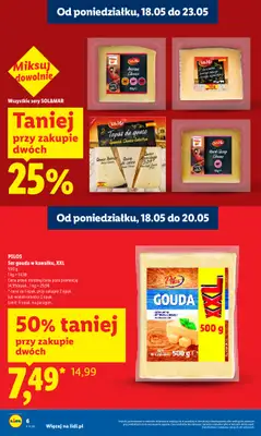 Lidl - gazetka promocyjna Oferta od poniedziałku od poniedziałku 18.05 do środy 20.05 - strona 6