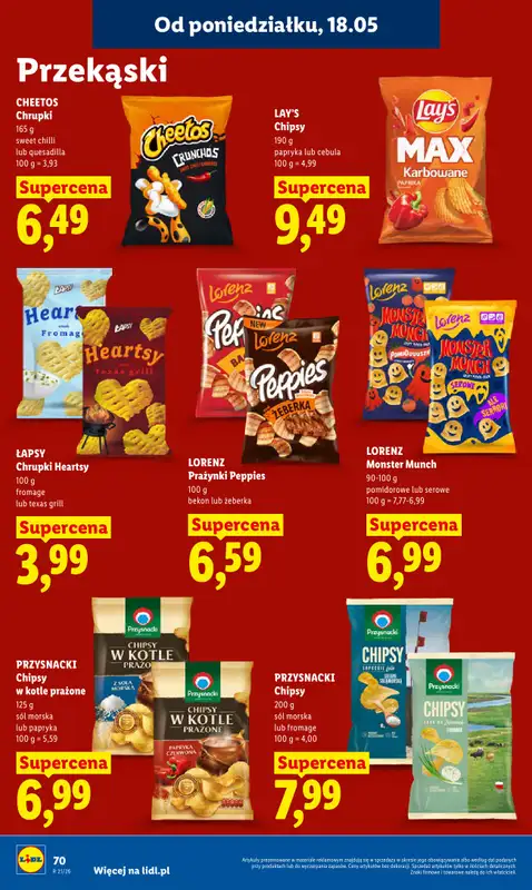 Lidl - gazetka promocyjna Oferta od poniedziałku od poniedziałku 18.05 do środy 20.05 - strona 74