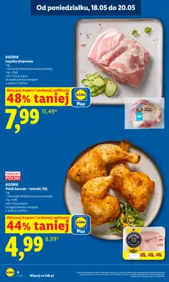 Lidl - gazetka promocyjna Oferta od poniedziałku od poniedziałku 18.05 do środy 20.05 - strona 4
