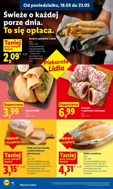 Lidl - gazetka promocyjna Oferta od poniedziałku od poniedziałku 18.05 do środy 20.05 - strona 48