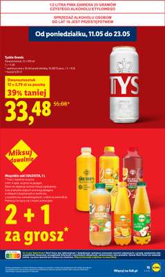 Lidl - gazetka promocyjna Oferta od poniedziałku od poniedziałku 18.05 do środy 20.05 - strona 15