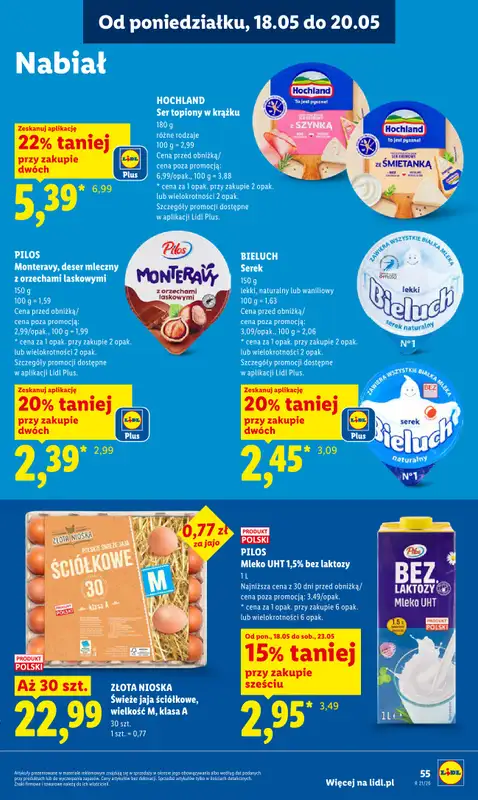 Lidl - gazetka promocyjna Oferta od poniedziałku od poniedziałku 18.05 do środy 20.05 - strona 57