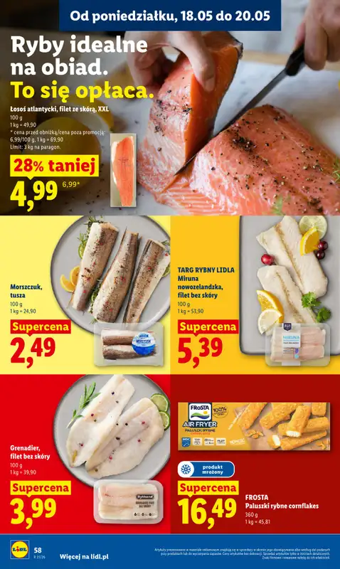 Lidl - gazetka promocyjna Oferta od poniedziałku od poniedziałku 18.05 do środy 20.05 - strona 60