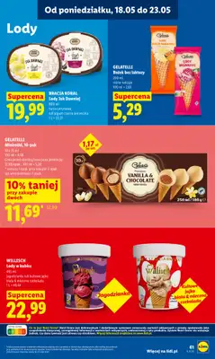 Lidl - gazetka promocyjna Oferta od poniedziałku od poniedziałku 18.05 do środy 20.05 - strona 63
