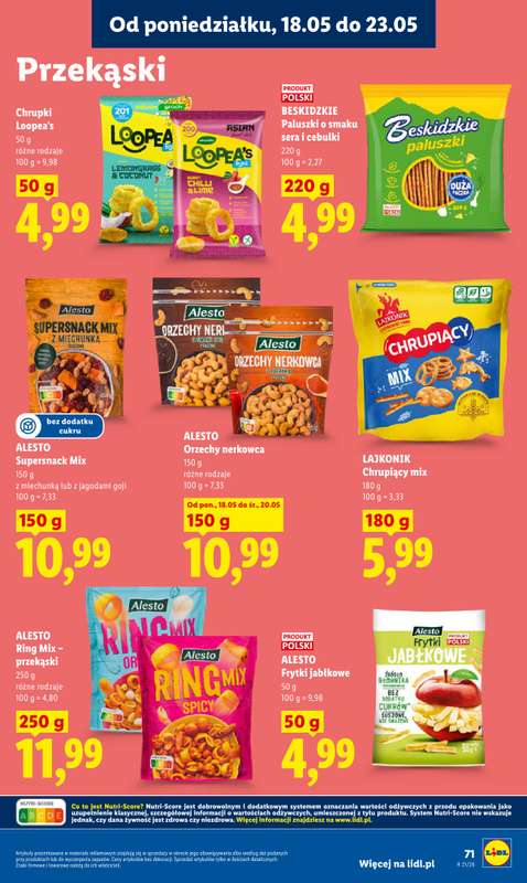Lidl - gazetka promocyjna Oferta od poniedziałku od poniedziałku 18.05 do środy 20.05 - strona 75
