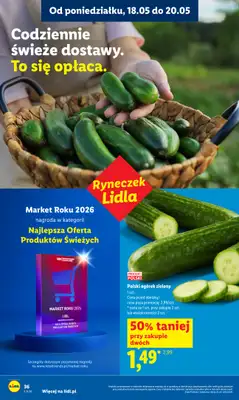 Lidl - gazetka promocyjna Oferta od poniedziałku od poniedziałku 18.05 do środy 20.05 - strona 36