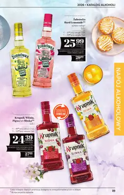 POLOmarket - gazetka promocyjna Katalog alkoholi  do środy 03.06 - strona 19