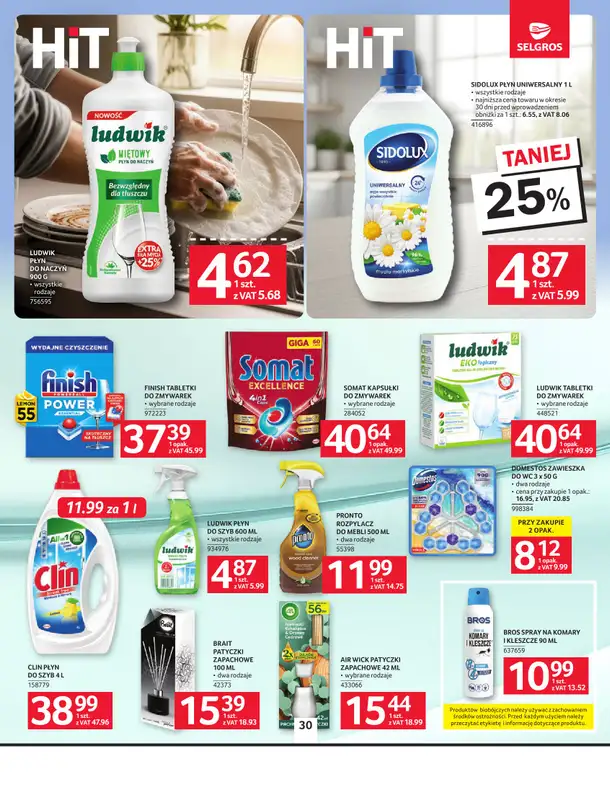 Selgros - gazetka promocyjna Oferta spożywcza od czwartku 21.05 do poniedziałku 01.06 - strona 30