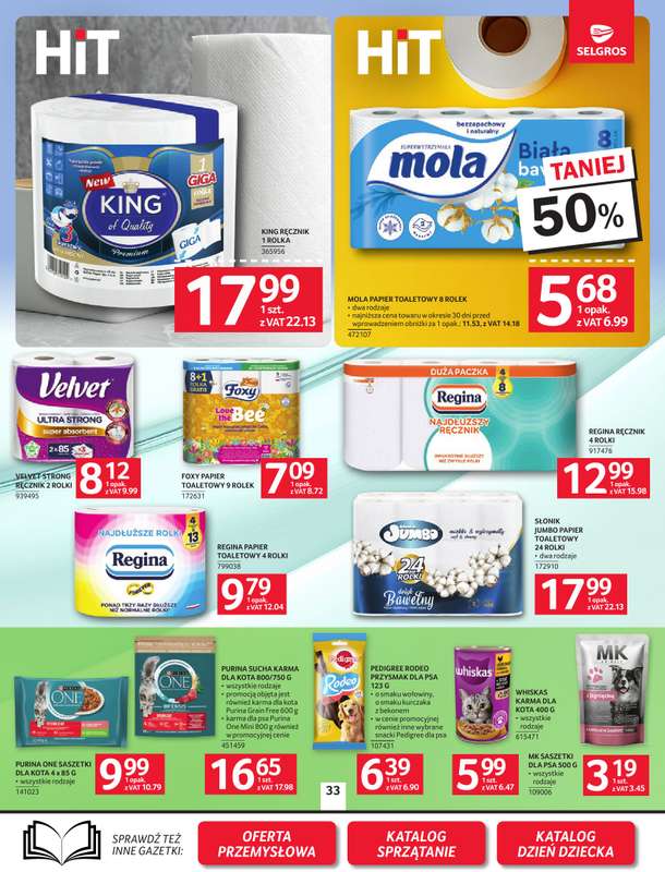 Selgros - gazetka promocyjna Oferta spożywcza od czwartku 21.05 do poniedziałku 01.06 - strona 33