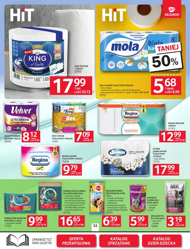 Selgros - gazetka promocyjna Oferta spożywcza od czwartku 21.05 do poniedziałku 01.06 - strona 33