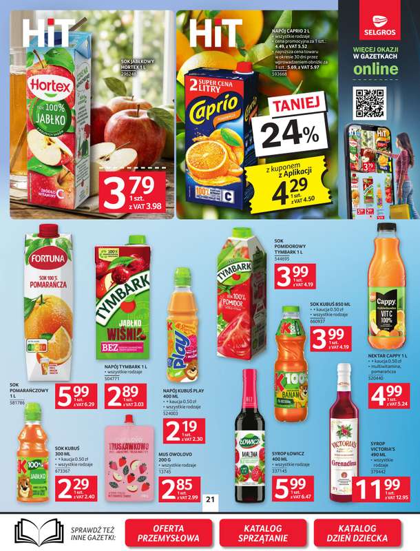 Selgros - gazetka promocyjna Oferta spożywcza od czwartku 21.05 do poniedziałku 01.06 - strona 21