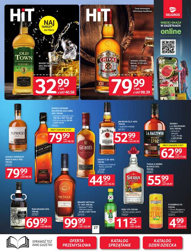 Selgros - gazetka promocyjna Oferta spożywcza od czwartku 21.05 do poniedziałku 01.06 - strona 27