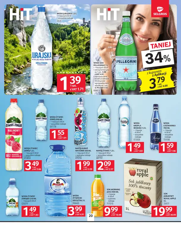 Selgros - gazetka promocyjna Oferta spożywcza od czwartku 21.05 do poniedziałku 01.06 - strona 20
