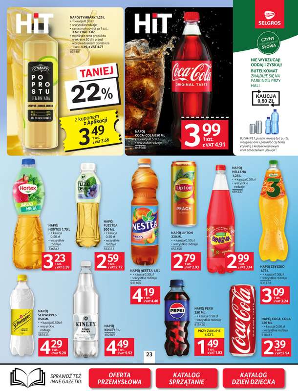Selgros - gazetka promocyjna Oferta spożywcza od czwartku 21.05 do poniedziałku 01.06 - strona 23
