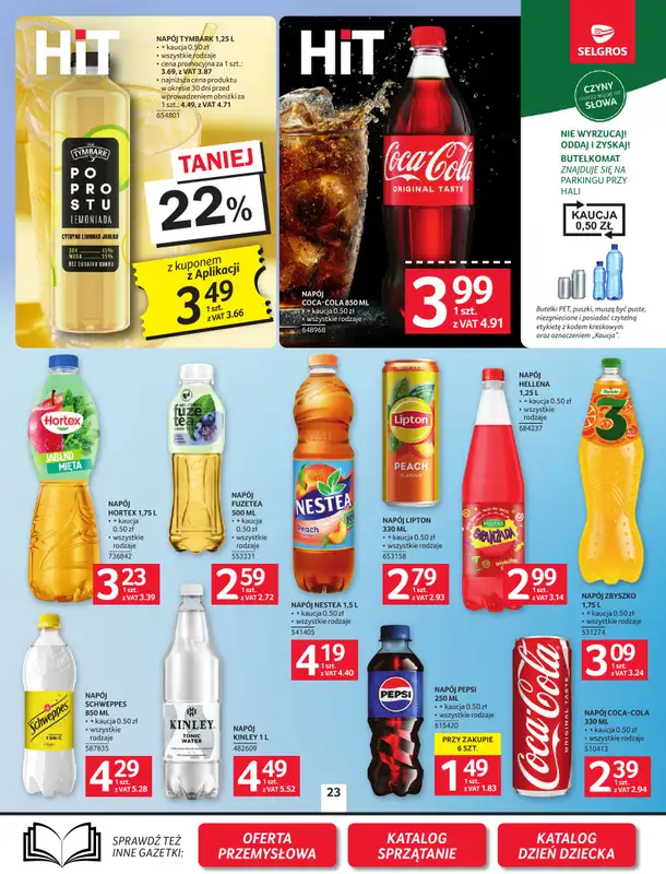 Selgros - gazetka promocyjna Oferta spożywcza od czwartku 21.05 do poniedziałku 01.06 - strona 23