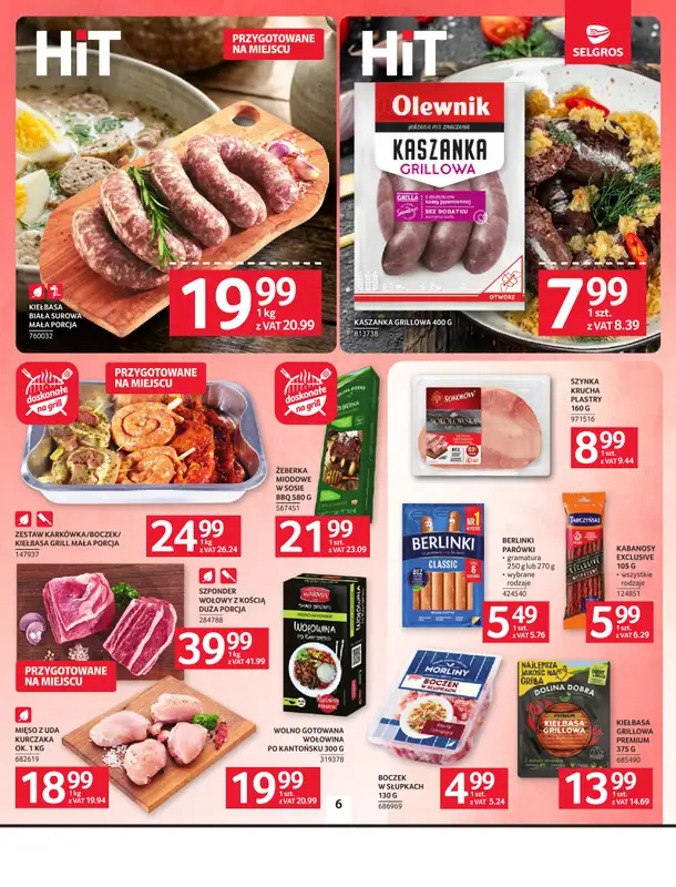 Selgros - gazetka promocyjna Oferta spożywcza od czwartku 21.05 do poniedziałku 01.06 - strona 6