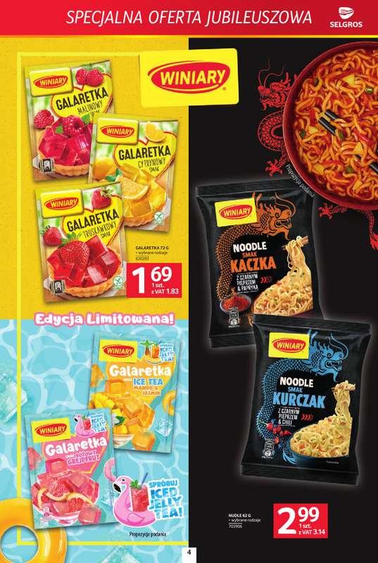 Selgros - gazetka promocyjna Specjalna Oferta Jubileuszowa od czwartku 21.05 do poniedziałku 01.06 - strona 4
