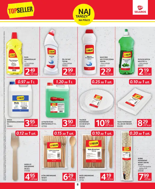 Selgros - gazetka promocyjna Katalog Topseller od czwartku 21.05 do poniedziałku 01.06 - strona 8